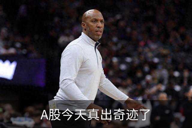 A股今天真出奇迹了